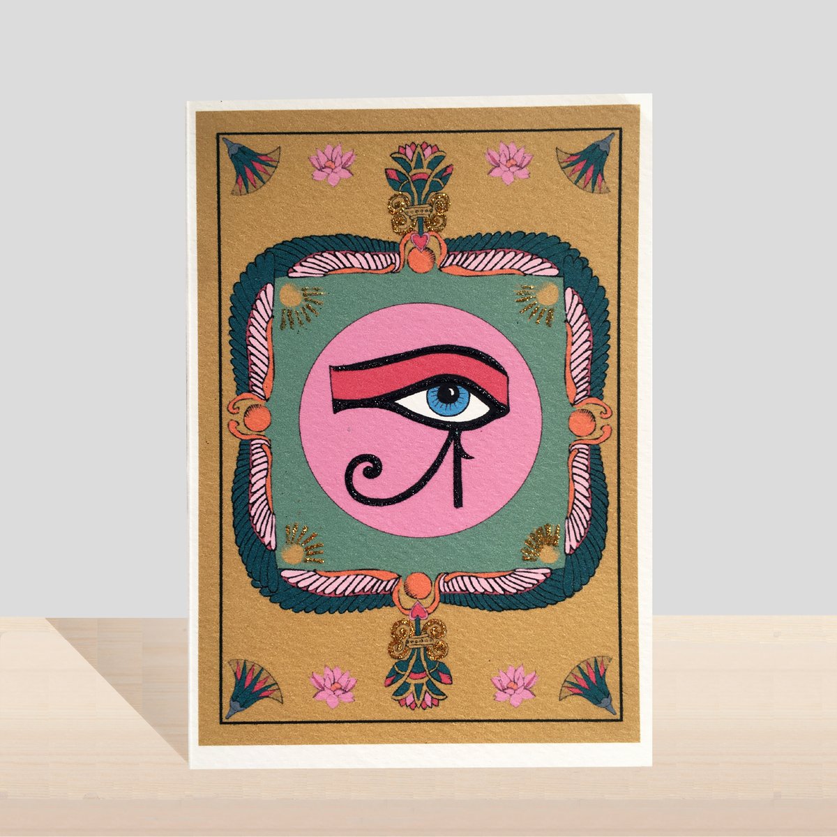 Egyptian Eye of Horus Card