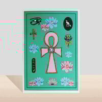 Image 2 of Egyptian Ankh Card