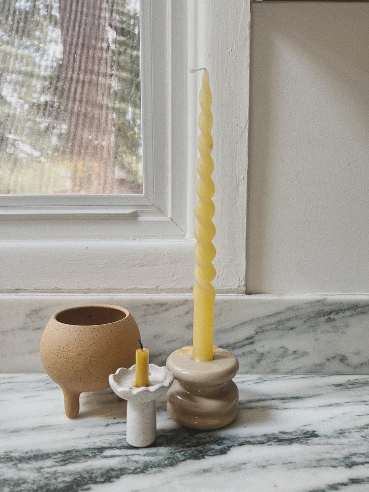 Image of Extra long spiral taper candles