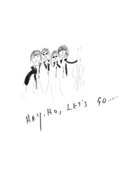 Image 3 of "The Ramones" an illustration by MDB