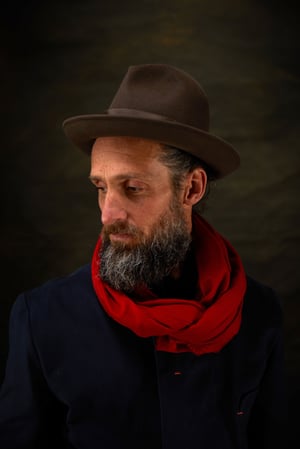 Image of FINE CASHMERE Scarf - Red