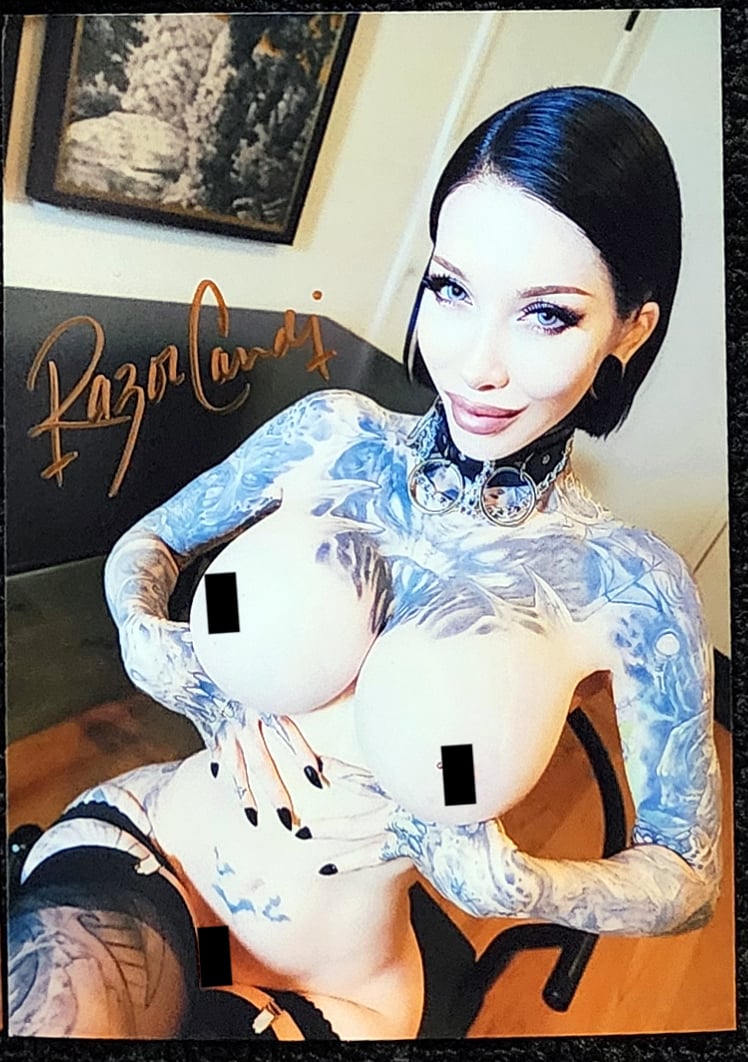 RITZY 5x7inch NSFW signed print