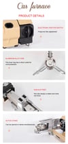 Camping Gas Stove 2600W Portable Folding Outdoor Stove