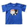 Kia'i Musubi - Puff Print Keiki Tee - Blue