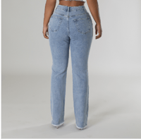 Image 2 of Time to Shine Rhinestone Jeans