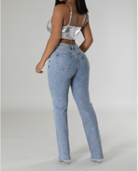 Image 3 of Time to Shine Rhinestone Jeans