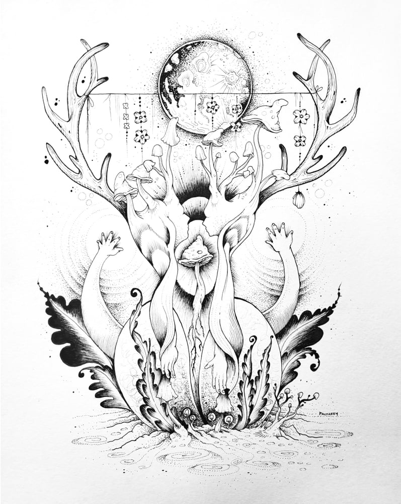 Image of Sacred Mushroom Fine Art Print