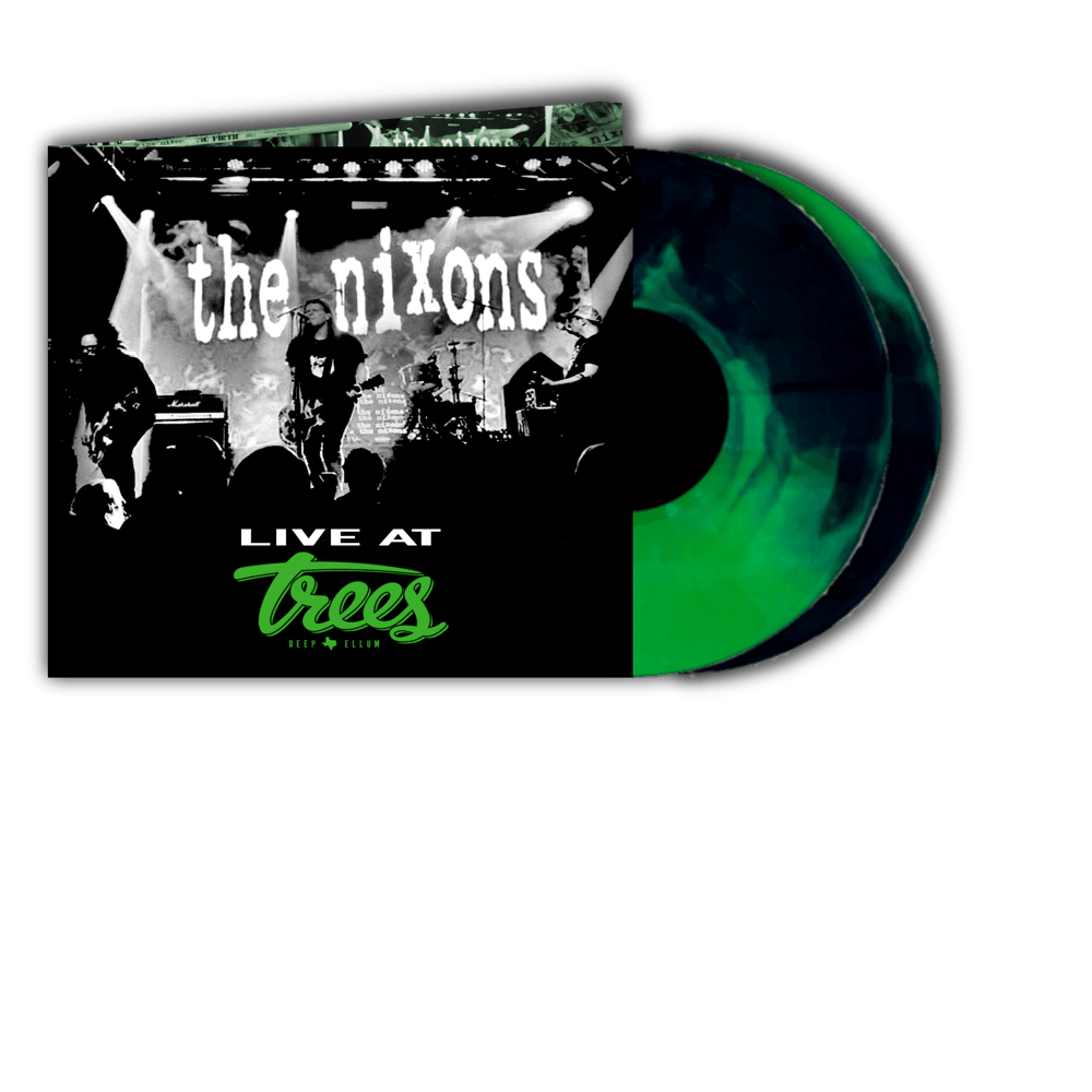 Image of THE NIXONS LIVE AT TREES 2 LP SET (GREEN)