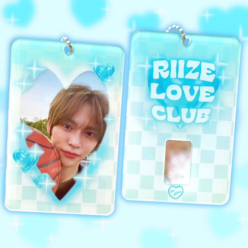 RIIZE Love Club Acrylic Photocard Holder