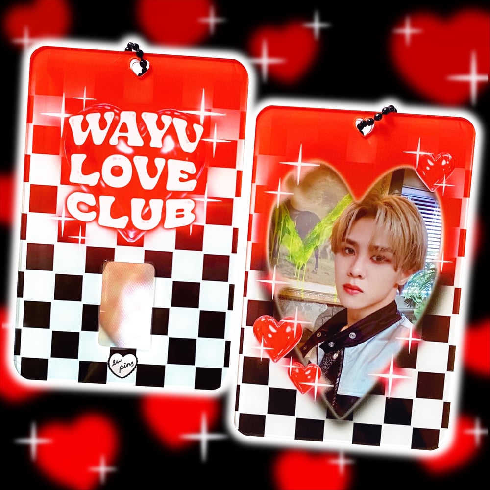 WayV Love Club Acrylic Photocard Holder
