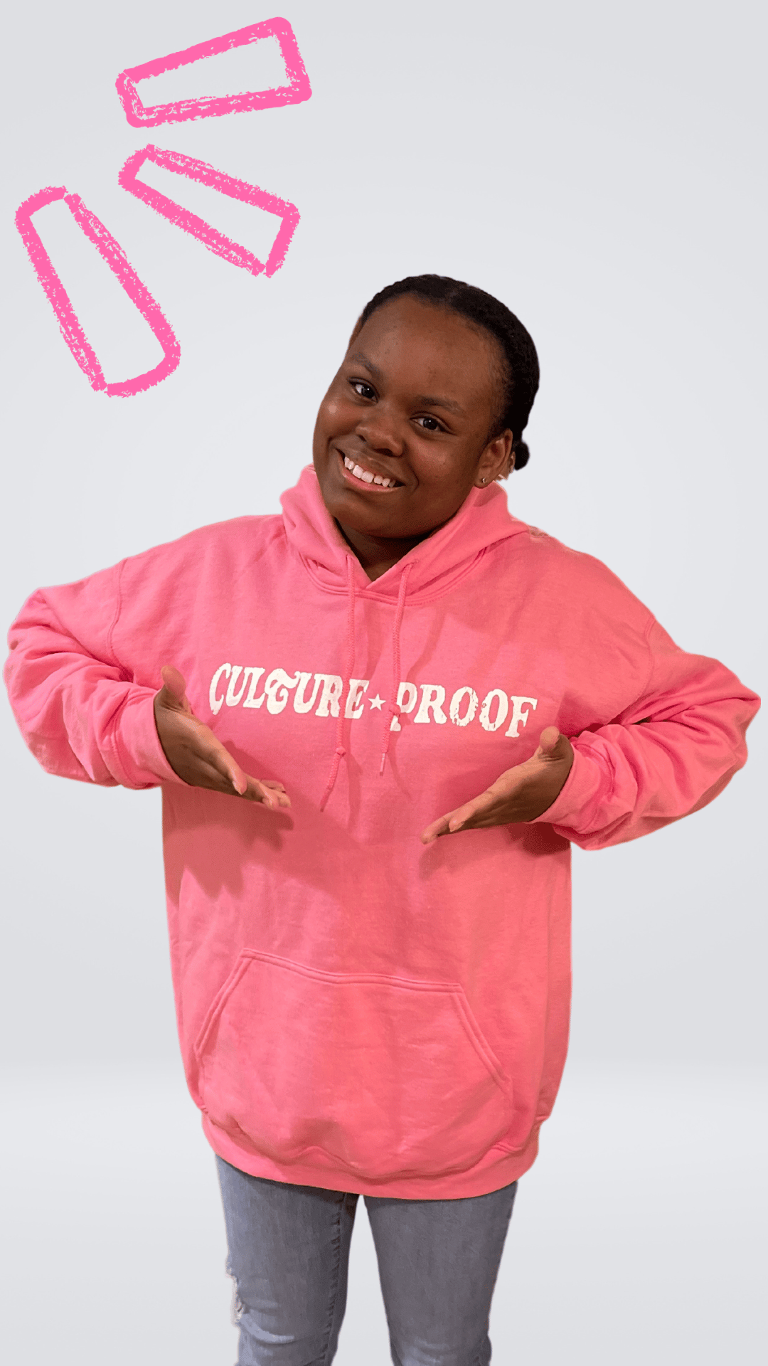 Image of Pink CP Hoodie (Classic Print)