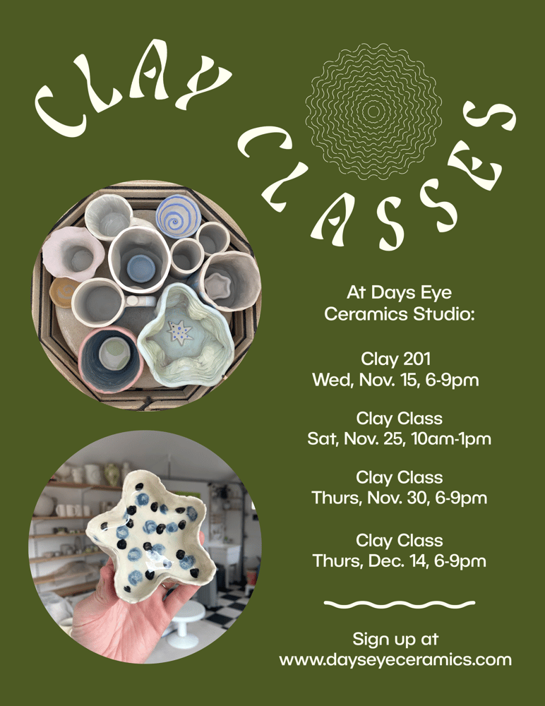 Image of FALL Clay Classes
