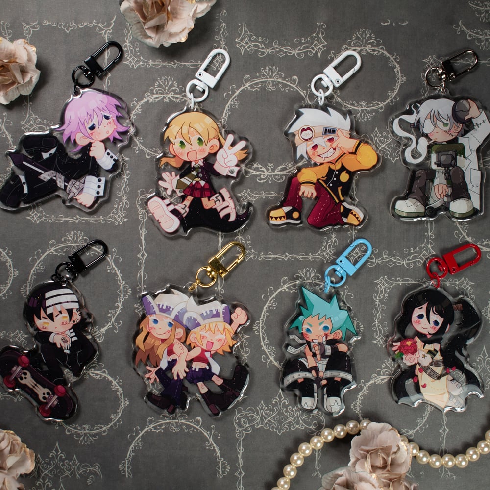 Image of SOUL EATER 3 Inch Epoxy Keychain