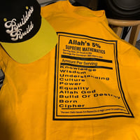 Image 5 of Allah's 5% Supreme Mathematics T Shirts