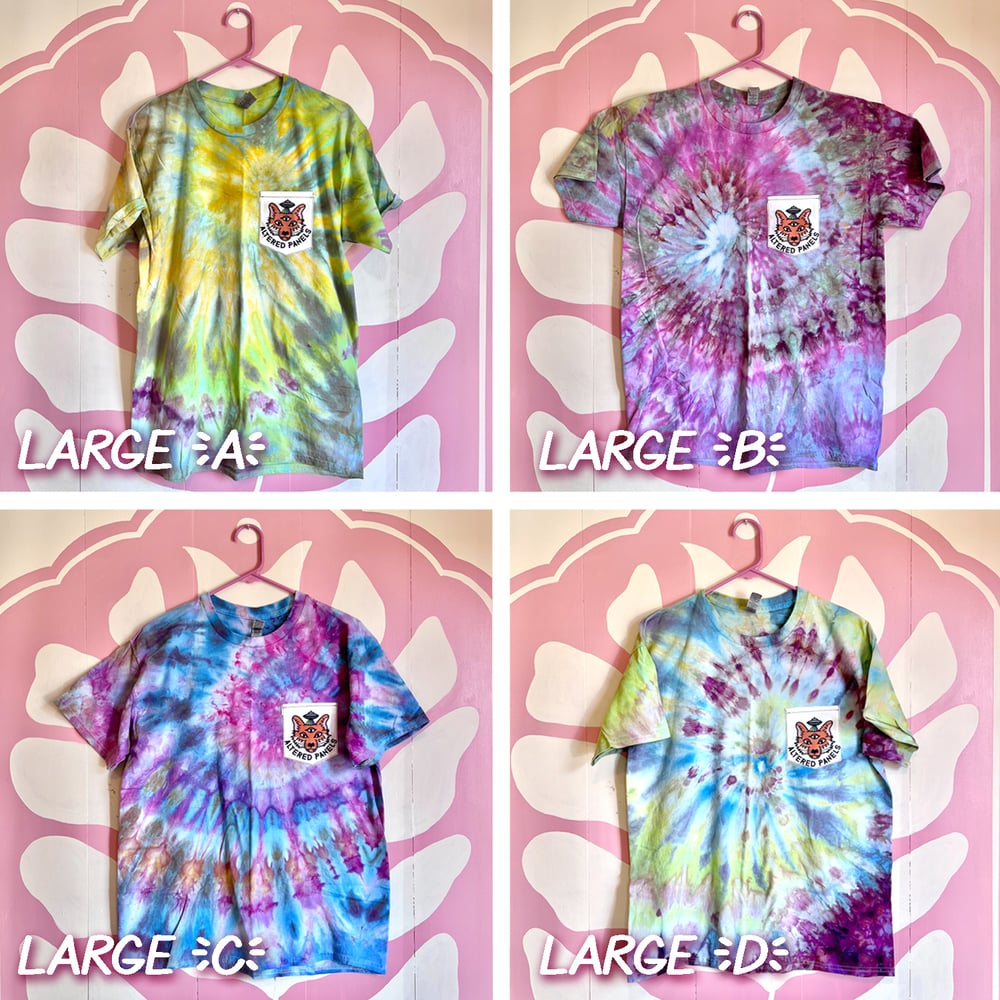 AP pocket tee - Tie Dye