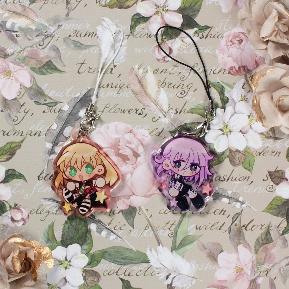 Image of SOUL EATER Maka & Crona Phone Charms