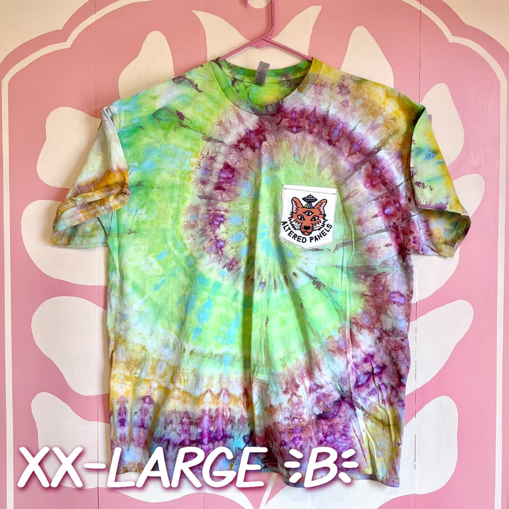 AP pocket tee - Tie Dye