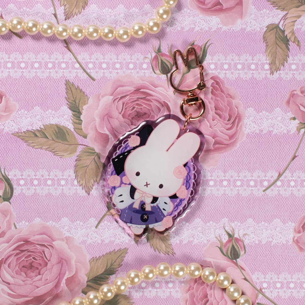 Image of BUNNY 2.5 Inch Epoxy Keychain