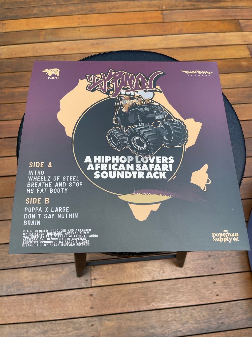 A HIP HOP LOVERS AFRICAN SAFARI - LP