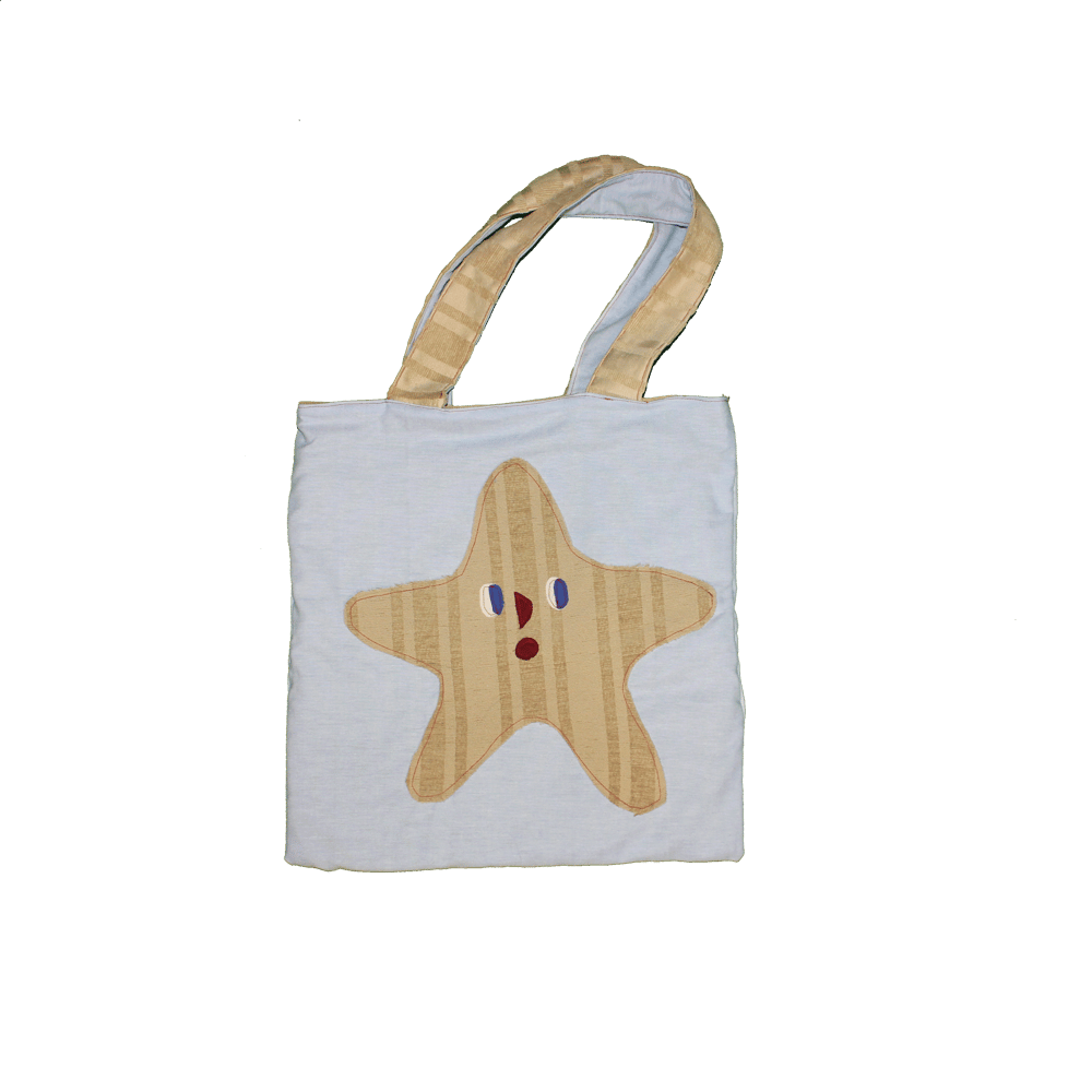 Image of Blue Star Boy Tote Bag 