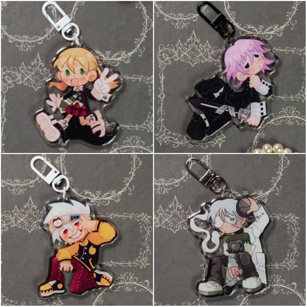 Image of SOUL EATER 3 Inch Epoxy Keychain