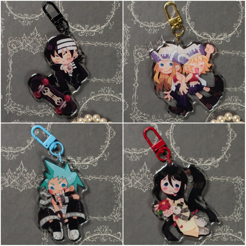 Image of SOUL EATER 3 Inch Epoxy Keychain