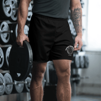 Image 4 of Men's Geometrical Titus World Athletic Shorts