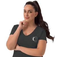 Image 1 of Women’s Moon Rays V-Neck Tee