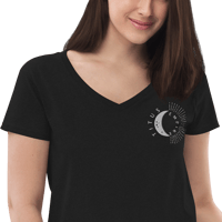 Image 3 of Women’s Moon Rays V-Neck Tee