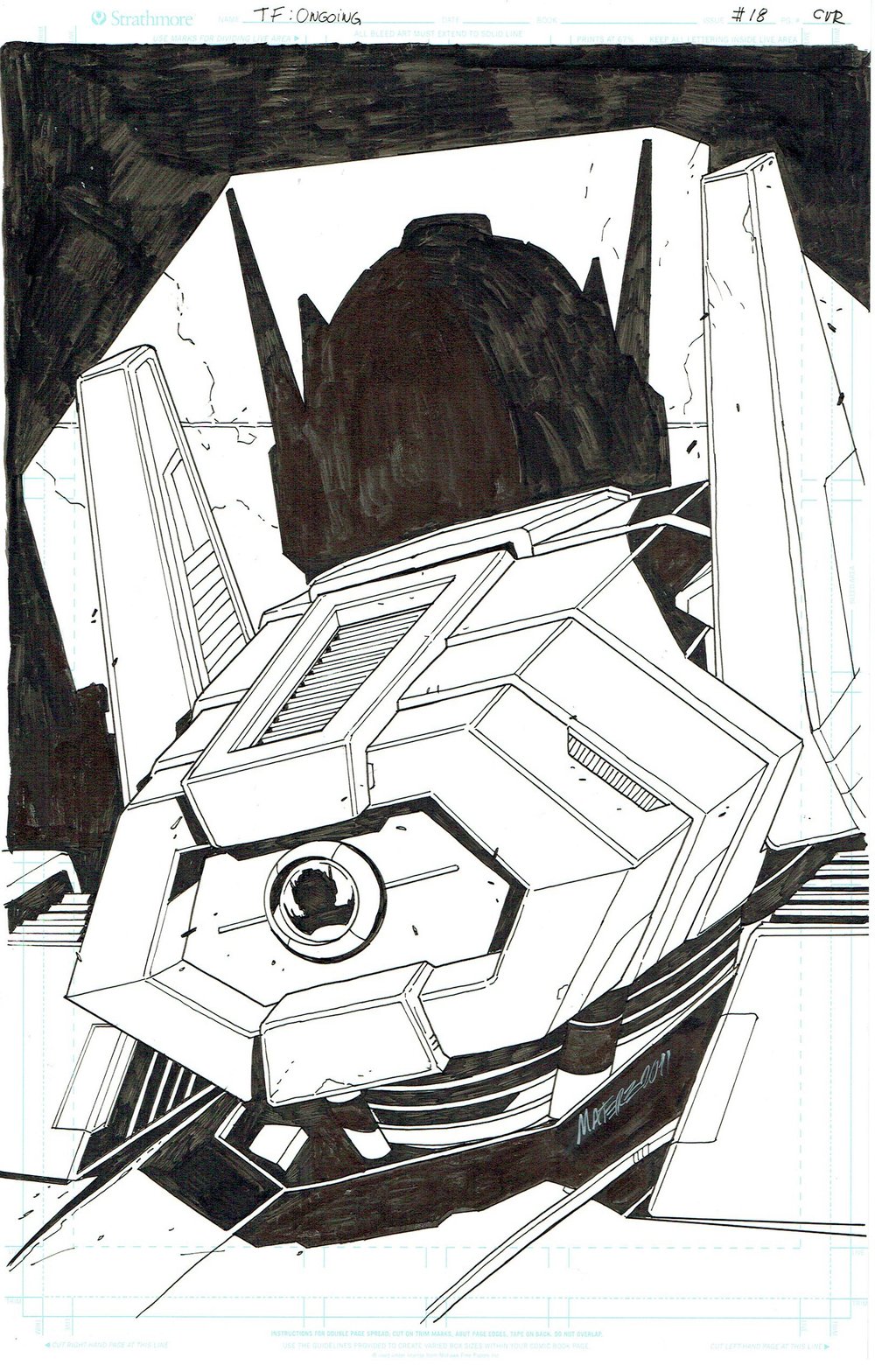 Transformers #18 Cover A Inks -  2009