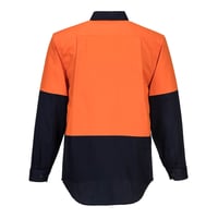 Image 2 of MS901 - Hi-Vis Two Tone Regular Weight Long Sleeve Shirt