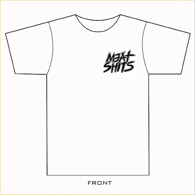 Meat Shits - Menstrual Samples TS (White)