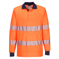 Image 1 of T186 - PW3 Hi-Vis Polo Shirt L/S