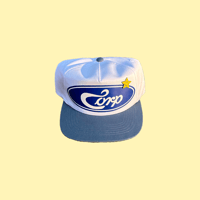 Image 2 of White/Navy “Built” UC Cap 