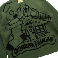 Image 2 of Whimsy x Lolas ‘Blood’ Knit Sweater [OLIVE]