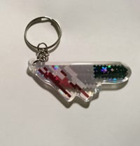 Image 1 of Glitter Knife Keychain