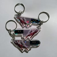 Image 2 of Glitter Knife Keychain