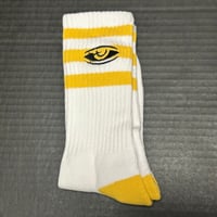 TOY MACHINE SECT EYE STRIPE YELLOW