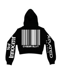 Image 2 of CYB3R 5LVT CROPPED HOODIE