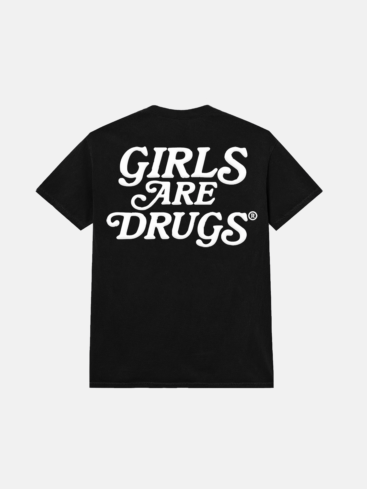 Image of GIRLS ARE DRUGS® TEE - "TAKE OFF®"  BLACK