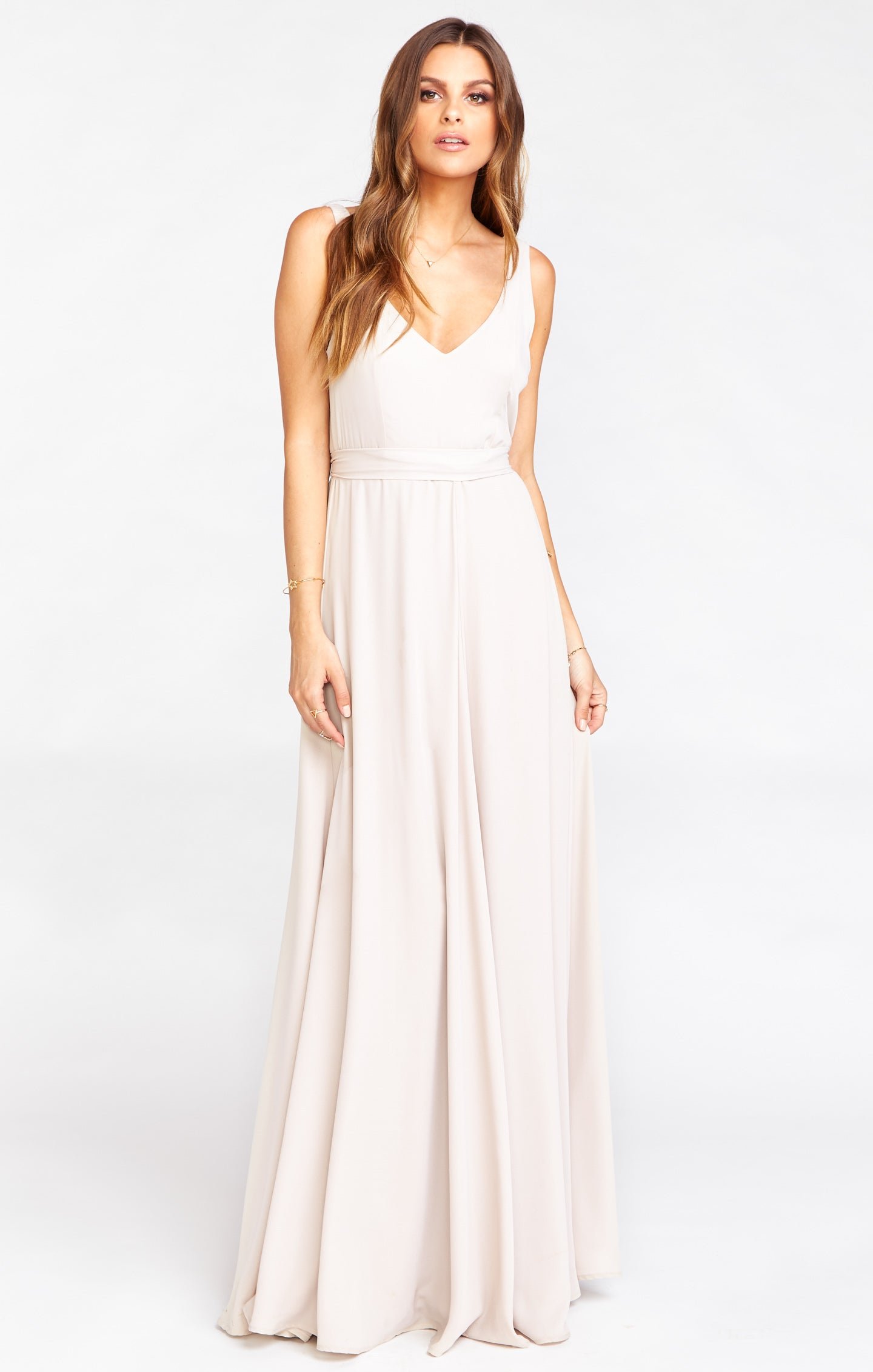 Image of Jenn Maxi Dress ~ Show Me the Ring Crisp