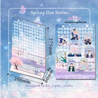 Image 3 of Spring Day Acrylic pin holder - pre order