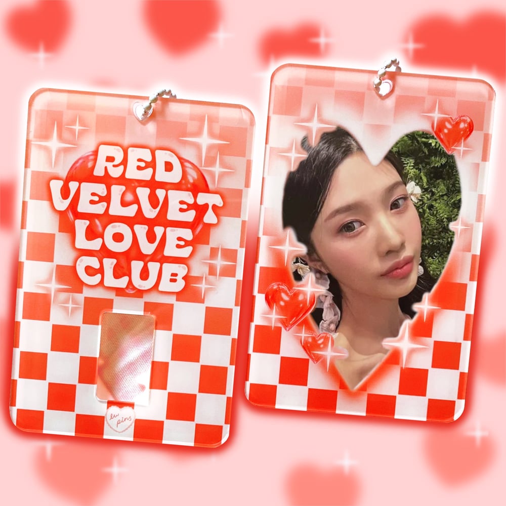 Red Velvet Love Club Acrylic Photocard Holder