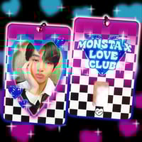 Image 1 of Monsta X Love Club Acrylic Photocard Holder