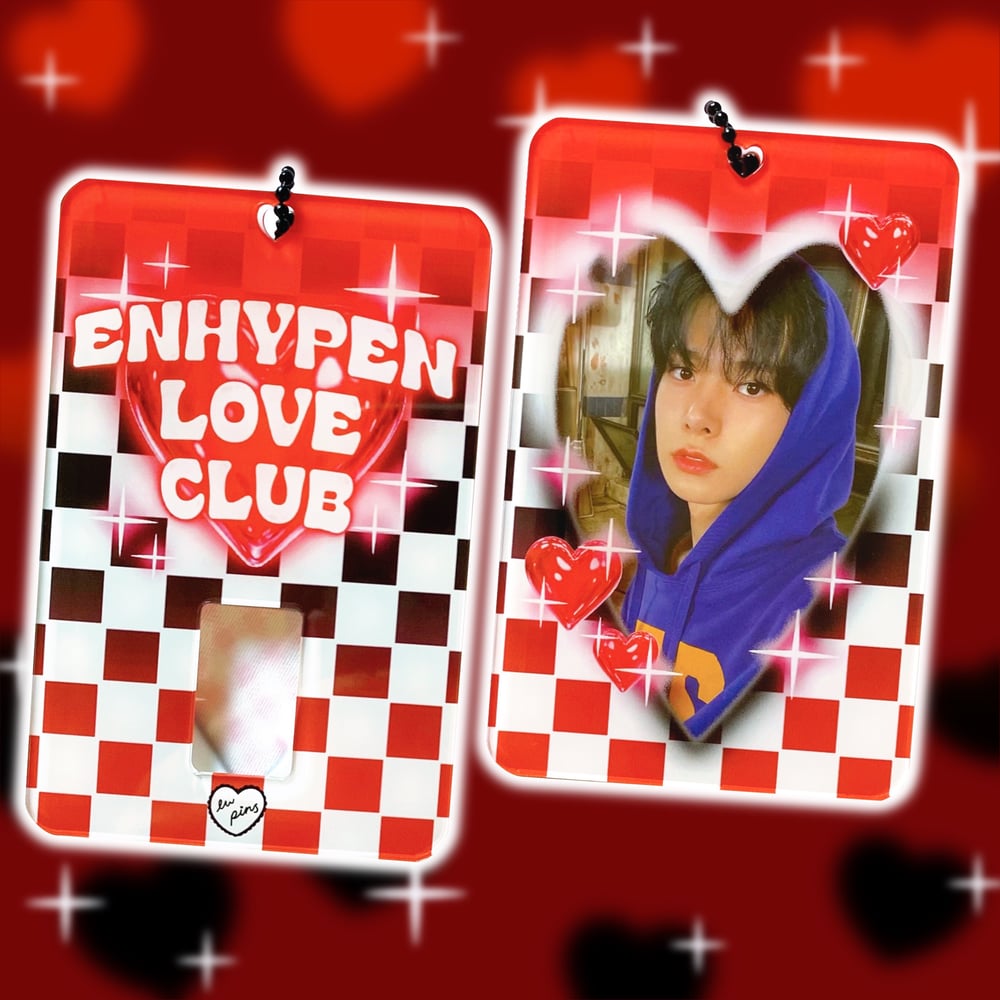 Enhypen Love Club Acrylic Photocard Holder