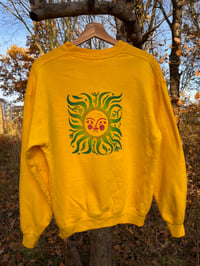 Image 2 of Sun Sweatshirt in Sunflower Yellow L