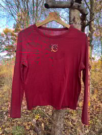 Image 1 of Sun Longsleeve in Burgundy M