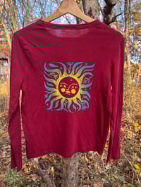 Image 2 of Sun Longsleeve in Burgundy M