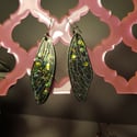 Butterfly Wings Earrings i black 