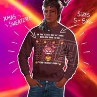 Image 2 of Karlach Baldurs Gate 3 Xmas Sweater